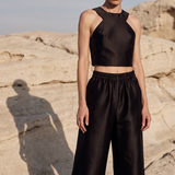 Silky satin with a subtle lustre and a fluid drape – PHAGE Paris