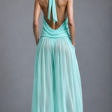 Aquamarine Drapeli Şifon Bluz
