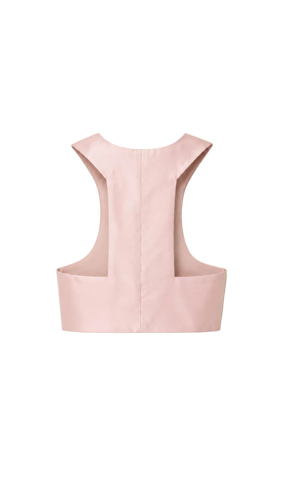 Lilas Perlé Open-Back Satin Set — elasticated waistband and side pocket detail. PHAGE Paris