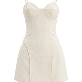Sculpt Linen Dress