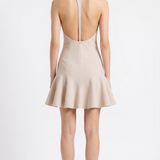 Éloise Linen Flare Mini Dress