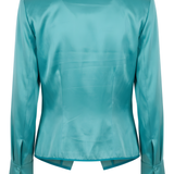 Émeraude Silk Satin Shirt