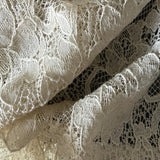 Organik Pamuk Dantel Pantolon & Pelerin Seti – Ivory