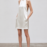 Pearl Essence Satin Dress