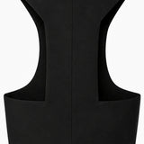 Noir Perlé Open-Back Satin Set – PHAGE Paris