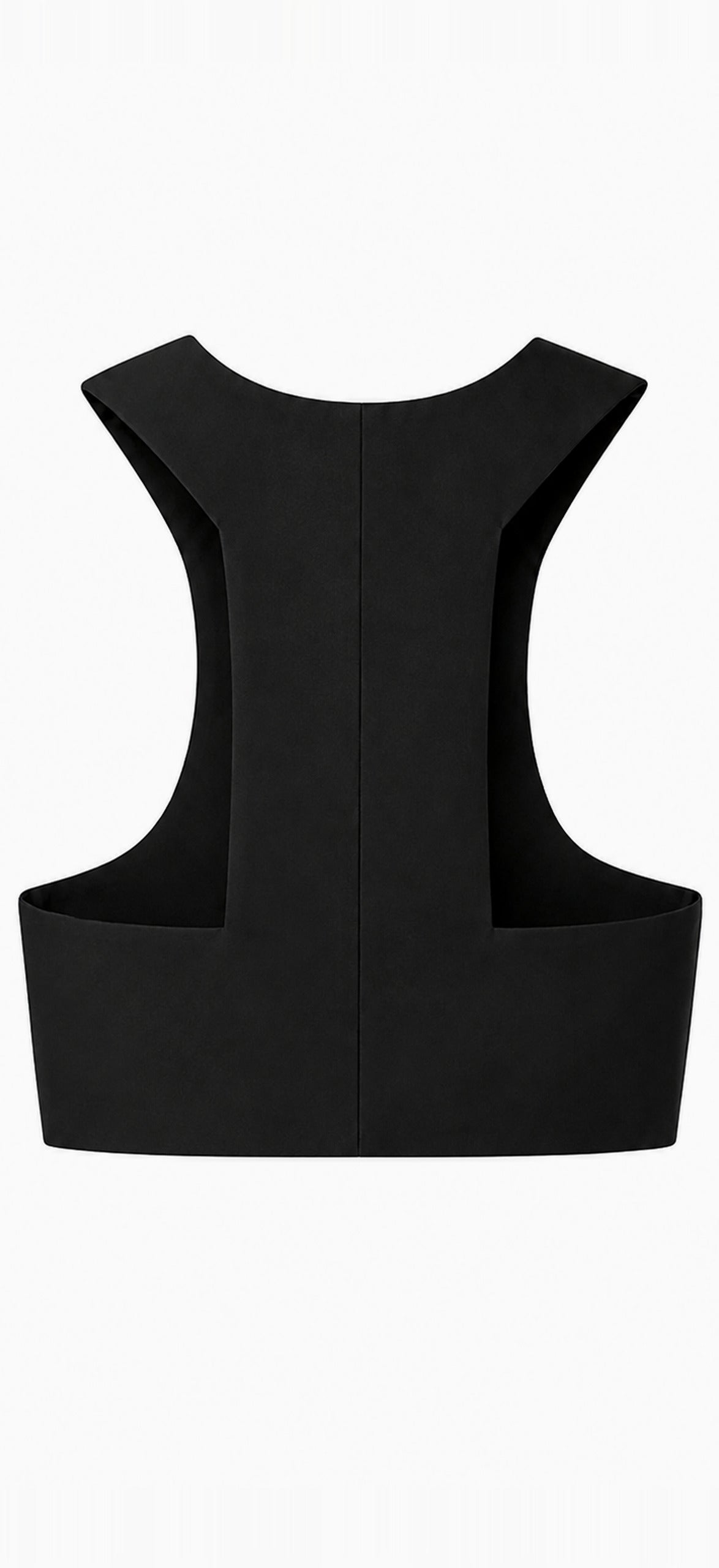 Noir Perlé Open-Back Satin Set – PHAGE Paris