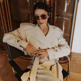 Cropped Trench Jacket