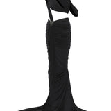 Draped Jersey Gown
