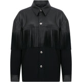 Leather Fringe Jacket