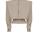 Cropped Trench Jacket