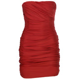 Scarlet Whisper Esnek Jarse Mini Elbise