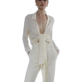 Shirt in Matte Silk